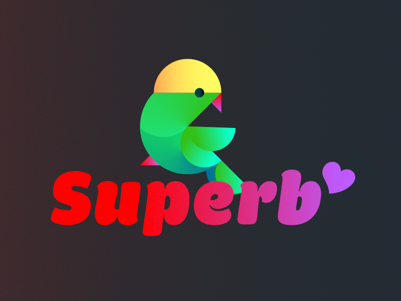 An alternate depiction of the Superb logo